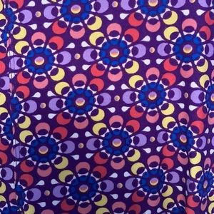 LuLaRoe Flower Leggings Tall & Curvy